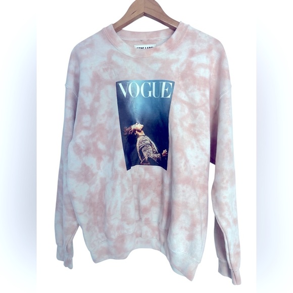 Harry Styles Vogue Cover Dusty Rose Tie Dye Sweatshirt Crewneck Size Large - Picture 1 of 9
